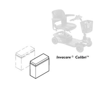 Batterie Gel Scooter Colibri Outdoor - 12V/18AH - INVACARE