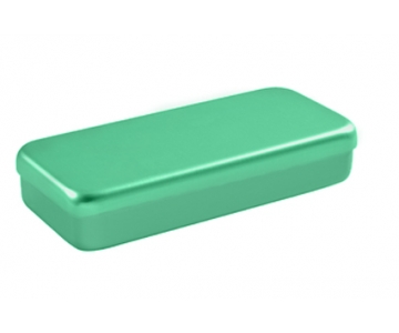 Boîte Aluminium - 17 x 7 x 3 cm - Verte - HOLTEX