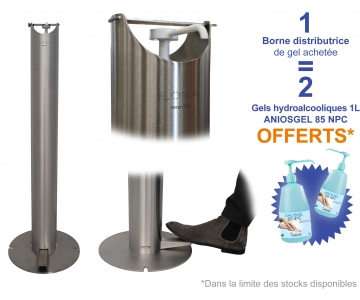 Borne Distributrice de Gel - ILONA - inox