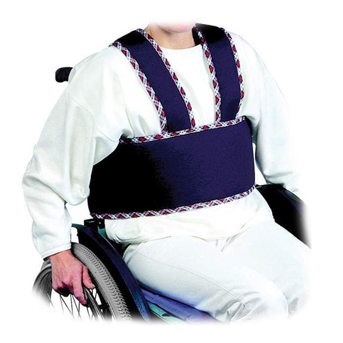 Ceinture pelvienne à bretelles pour fauteuil roulant pour PMR
