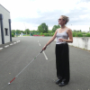 Canne blanche pliante pour non-voyant