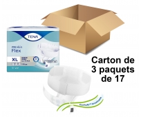 TENA Flex Proskin - Ultima - Extra Large - x17 - Carton de 3 paquets