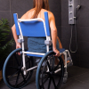 Chaise de douche WC Aston - Grandes roues