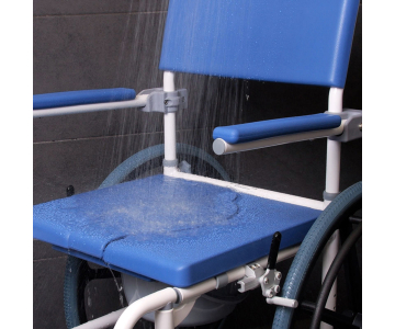 Chaise de douche WC Aston - Grandes roues