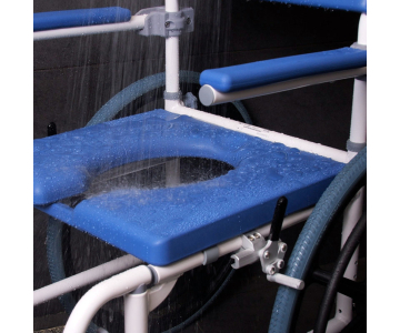 Chaise de douche WC Aston - Grandes roues