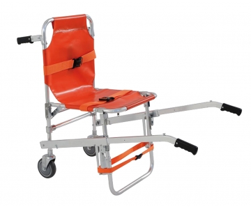 Chaise portoir Transfert pliable - 2 roues - Orange - HOLTEX+