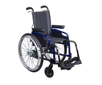 Fauteuil Roulant Manuel Junior - Dossier Inclinable - Pluriel Métal Bleu - DRIVE