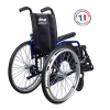 Fauteuil Roulant Manuel Junior - Dossier Inclinable - Pluriel Métal Bleu - DRIVE