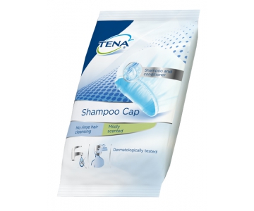 Coiffe Lavante Pré-imprégnée - Shampoo Cap - Sachet unitaire - TENA