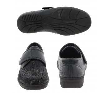 Chaussures CHUT - Femme - Manille Shiny - Noir - PODOWELL