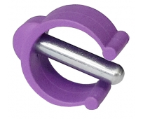 Clip - pour canne 22mm - Violet - HERDEGEN