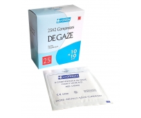 Compresse de Gaze - Stérile - 10x10cm - 25 sachets de 2 - EUROMEDIS