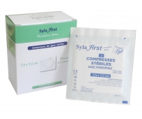 Compresse de Gaze - Stérile - 7,5x7,5cm - Syla First - LPPR - 25 sachets de 2 - SYLAMED
