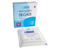 Compresse de Gaze - Stérile - 10x10cm - 10 sachets de 2 - EUROMEDIS