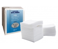Compresse en Non Tissé - Non Stérile - 10x10cm - SylaSoft - Paquet de 100 - SYLAMED