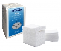 Compresse en Non Tissé - Non Stérile - 7,5x7,5cm - SylaSoft - Paquet de 100 - SYLAMED