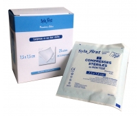 Compresse en Non Tissé - Stérile - 7,5x7,5cm - Syla First - LPPR - 25 sachets de 2 - SYLAMED