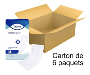 TENA Couches Droites Traversables - Maxi - x30 - Carton de 6 paquets