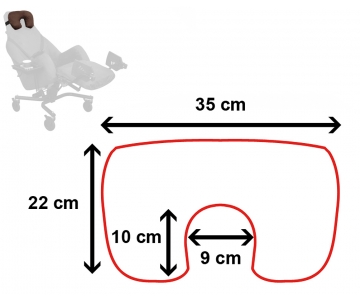 Appui tête pour Fauteuil à pousser - Mistral - Choco - INNOV