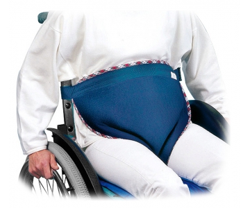 Ceinture abdominale de maintien pour fauteuil roulant, Avec boucles, Matériau respirant