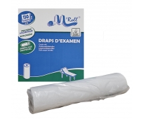 Drap d'Examen - 2 Plis - Lisse - 150 Formats 50x35 - Le rouleau - M' ROLL