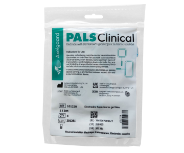 Electrodes Pals Clinical - Hypoallergéniques - Carrée - 50x50 mm - Sachet de 4 - AXELGAARD