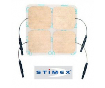 Electrodes Stimex - Carré - 5x5cm x4 - SCHWA-MEDICO