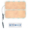 Electrodes Stimex Rectangulaire - 50x90mm x4 - SCHWA-MEDICO