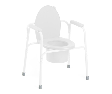 Embouts gris en caoutchouc pour cadre de toilettes Styxo - Par 4 - INVACARE