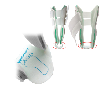 Etrier universel de talon - pour orthèse Aircast classique II - DJO