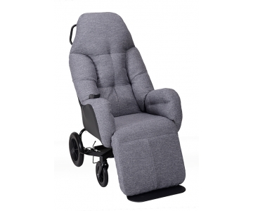 Fauteuil à Pousser Electrique - Evasion e II - Gris Chiné - INNOVSA