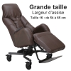 Fauteuil à Pousser Electrique - Liberty e II - PVC Cacao - Taille 16 - INNOV