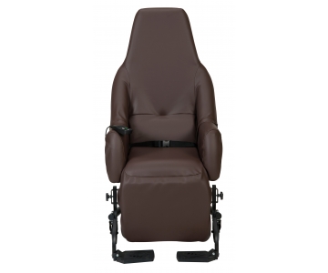 Fauteuil à Pousser Electrique - Mistral e - PVC Cacao - Taille 16 - INNOV