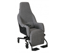 Fauteuil à Pousser Electrique - Mistral e - Tissu Gris chiné - INNOV'SA