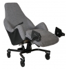 Fauteuil à Pousser Electrique - Mistral e - Tissu Gris chiné - INNOV