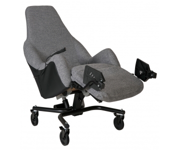 Fauteuil à Pousser Electrique - Mistral e - Tissu Gris chiné - INNOV