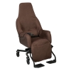 Fauteuil à Pousser Electrique - Mistral e - Velours Choco - INNOV'SA