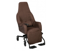 Fauteuil à Pousser Electrique - Mistral e - Velours Choco - INNOV'SA