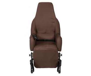 Fauteuil à Pousser Electrique - Mistral e - Velours Choco - INNOV