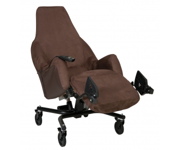 Fauteuil à Pousser Electrique - Mistral e - Velours Choco - Taille 16 - INNOV