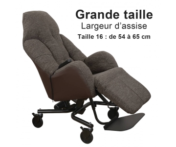 Fauteuil à Pousser Electrique - Liberty e II - Marron Chiné - Taille 16 - INNOV