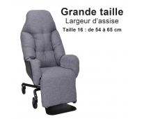 Fauteuil à Pousser Electrique - Liberty e II - Eco Gris Chiné - Taille 16 - INNOV'SA