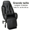 Fauteuil à Pousser Electrique - Liberty e II - PVC Ebène - Taille 16 - INNOV'SA