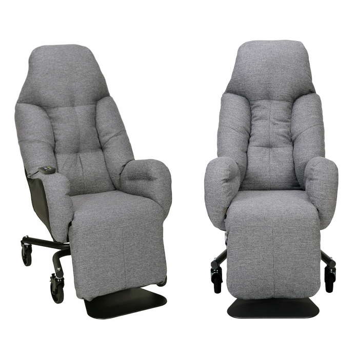 Fauteuil à Pousser Electrique - Liberty e - Gris Chiné ...
