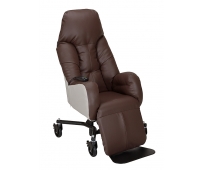 Fauteuil à Pousser Electrique - Starlev e II - PVC Cacao - INNOV'SA