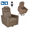 Fauteuil Releveur - 1 Moteur - Faro - Microfibre - Caramel - INVACARE