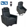 Fauteuil Releveur - 1 Moteur - Faro - Simili-cuir - Noir - INVACARE