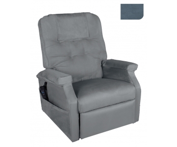 Fauteuil Releveur électrique - 1 moteur - Success - Microfibres Cendre - HERDEGEN