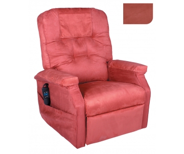 Fauteuil Releveur électrique - 1 moteur - Success - Microfibres Terracotta - HERDEGEN