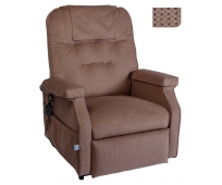 Fauteuil Releveur électrique - 1 moteur - Success - Velours Toffee - HERDEGEN